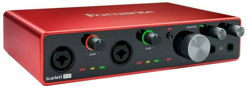 🎛️ Focusrite Scarlett 8i6 (3. generácia) – zvuková karta