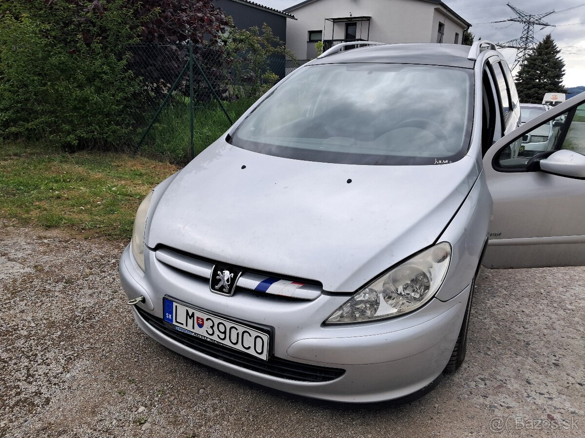 Rozpredám náhradné diely Peugeot 307sw