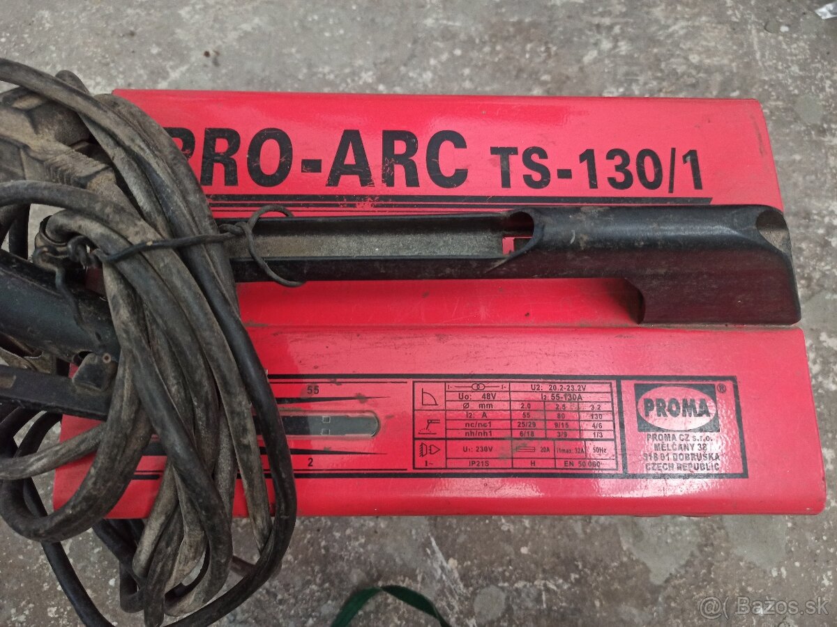Zváračka trafozváračka PRO ARC TS-130/1