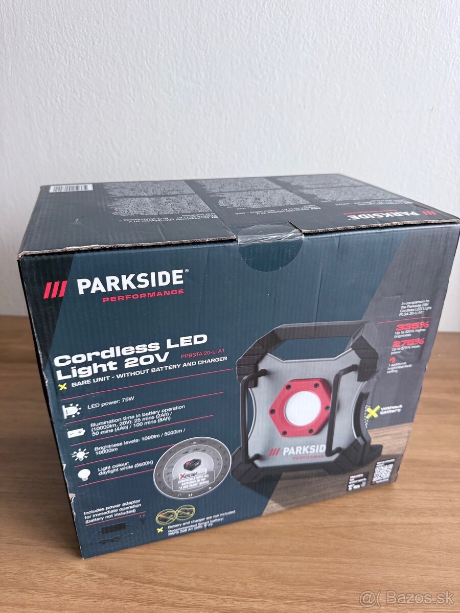 Reflektor Parkside performance PPBSTA 20-Li A1 - novy