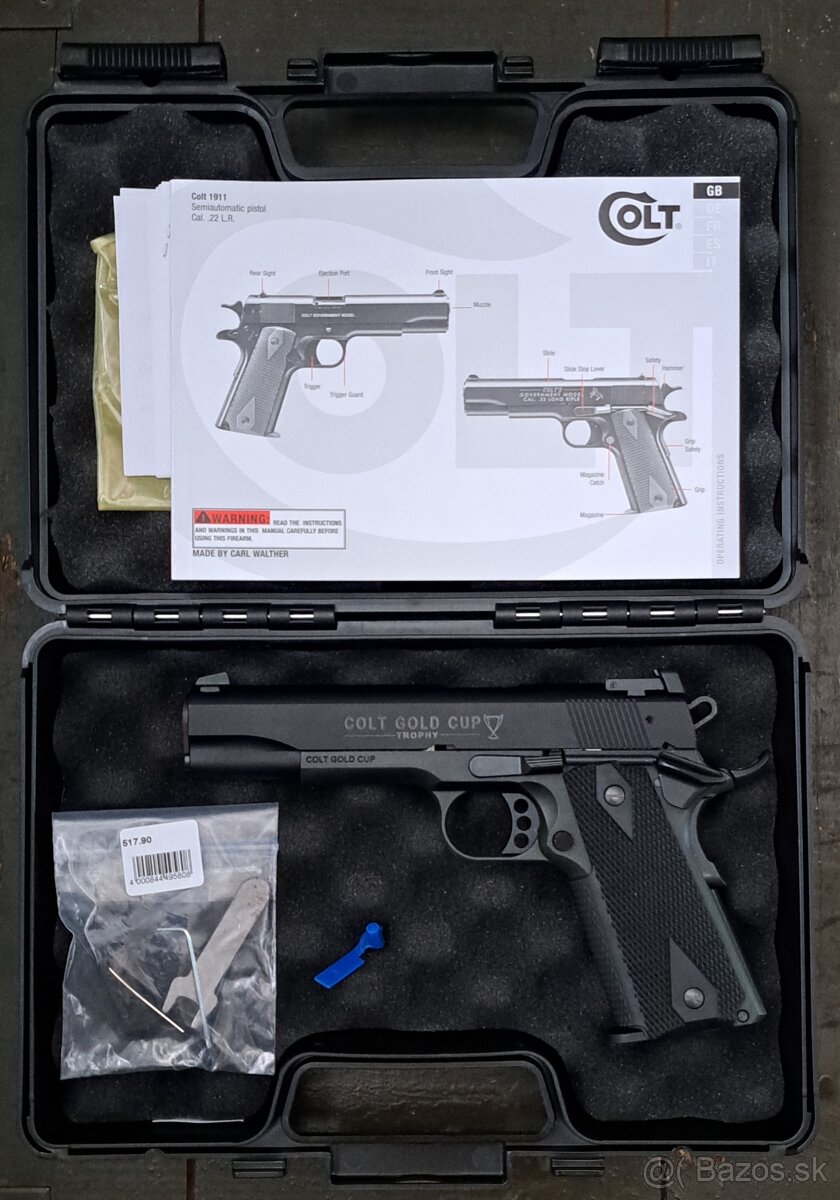 WALTHER COLT 1911 GOLD CUP