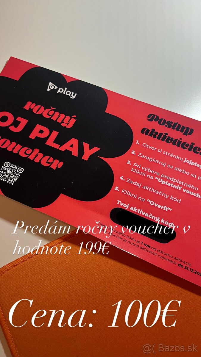 Ročný JOJ PLAY voucher