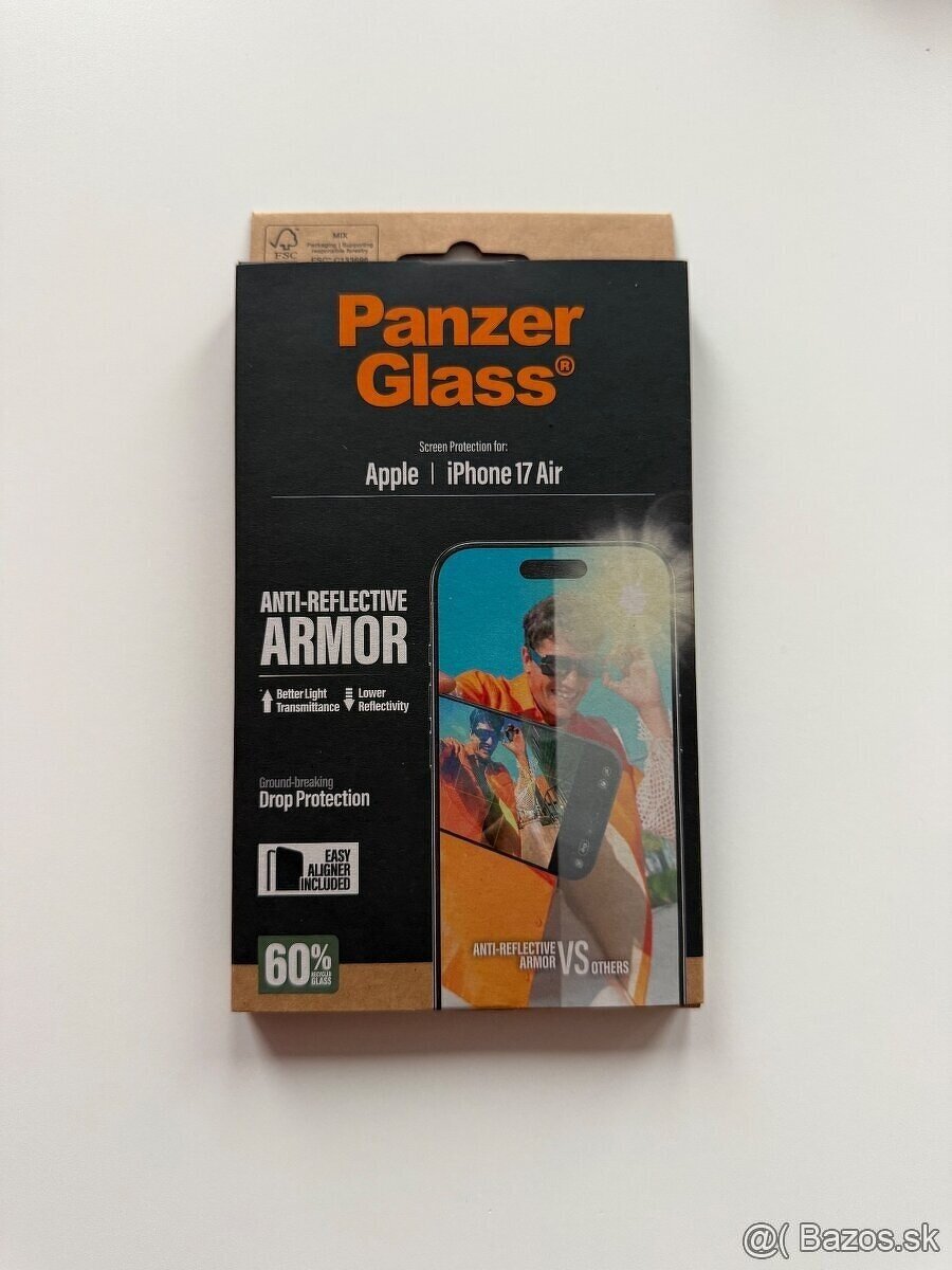 Tvrdené sklo Anti-Reflective s aplikátorom pre iPhone 17 Air