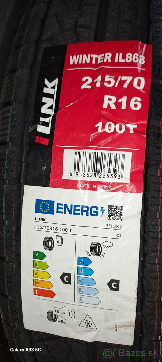 Zimne pneumatiky cisto nove