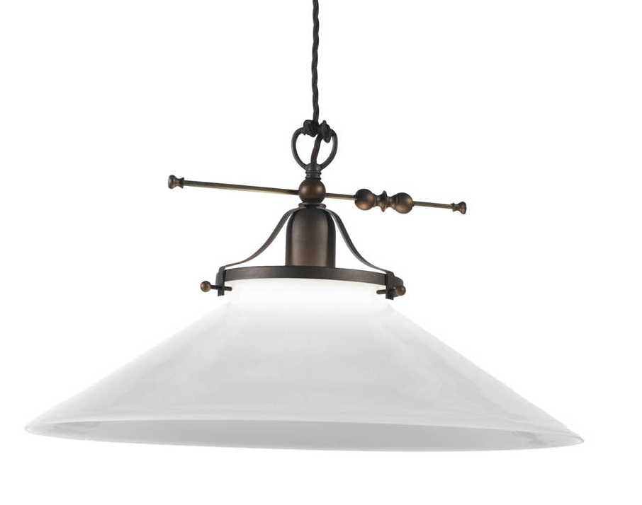 TOP SVIETIDLO - mosadzné závesné FAVEL CLEOFE