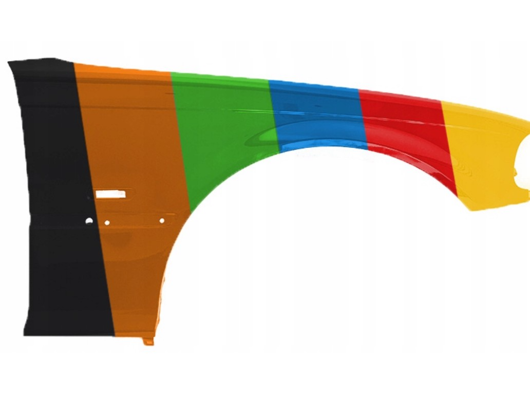 BMW E46 blatníky farba