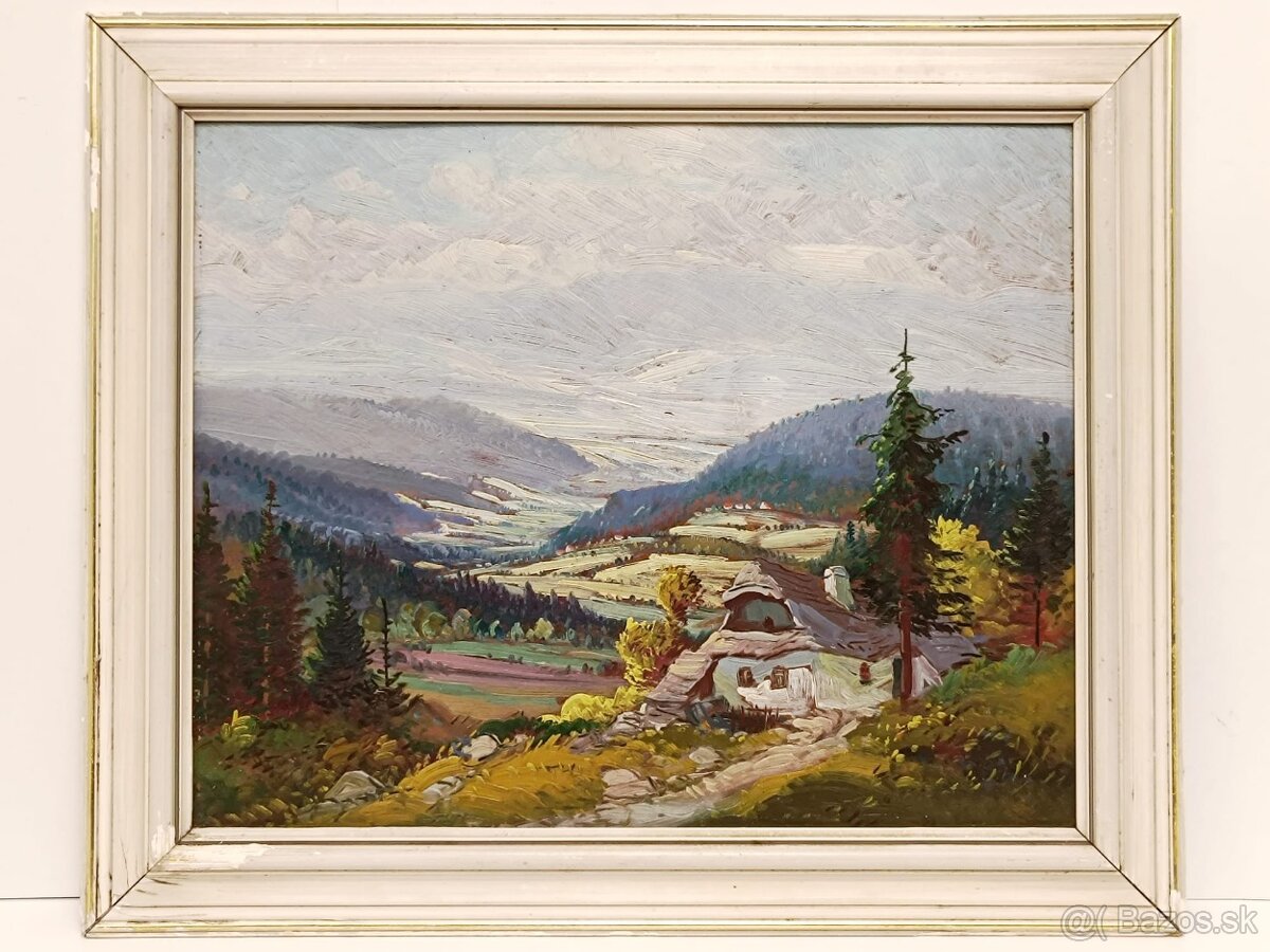 Obraz Dobeš Orava, olej 52x61