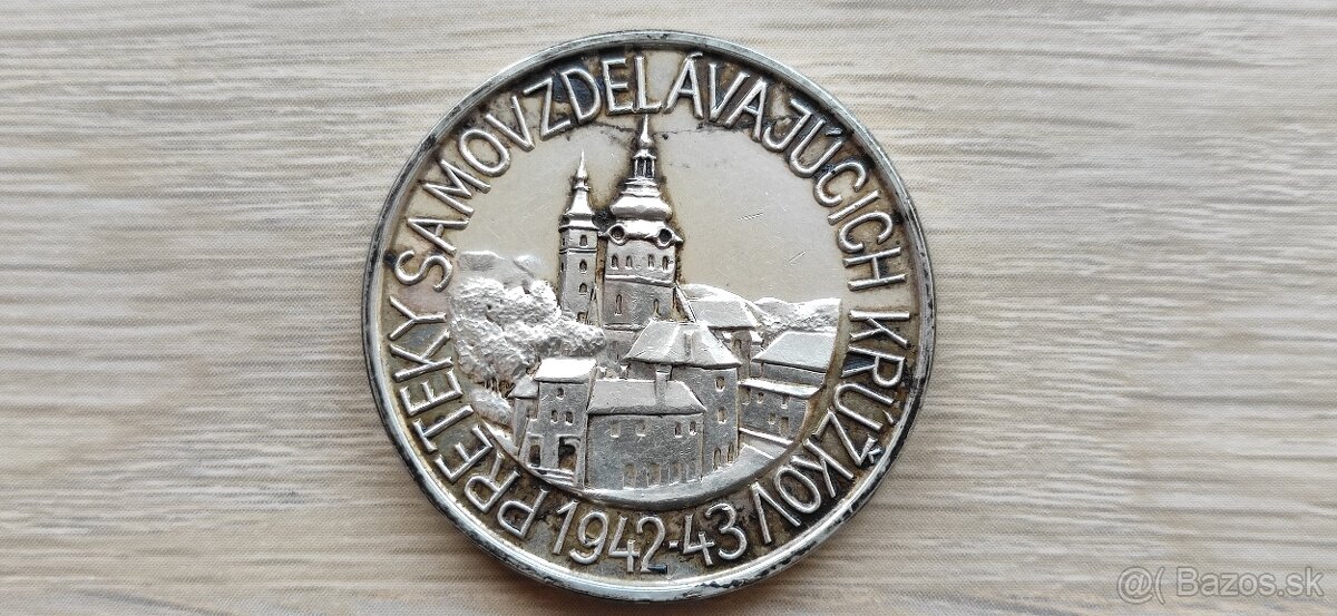 Medaila - Slovenský štát striebro RRR