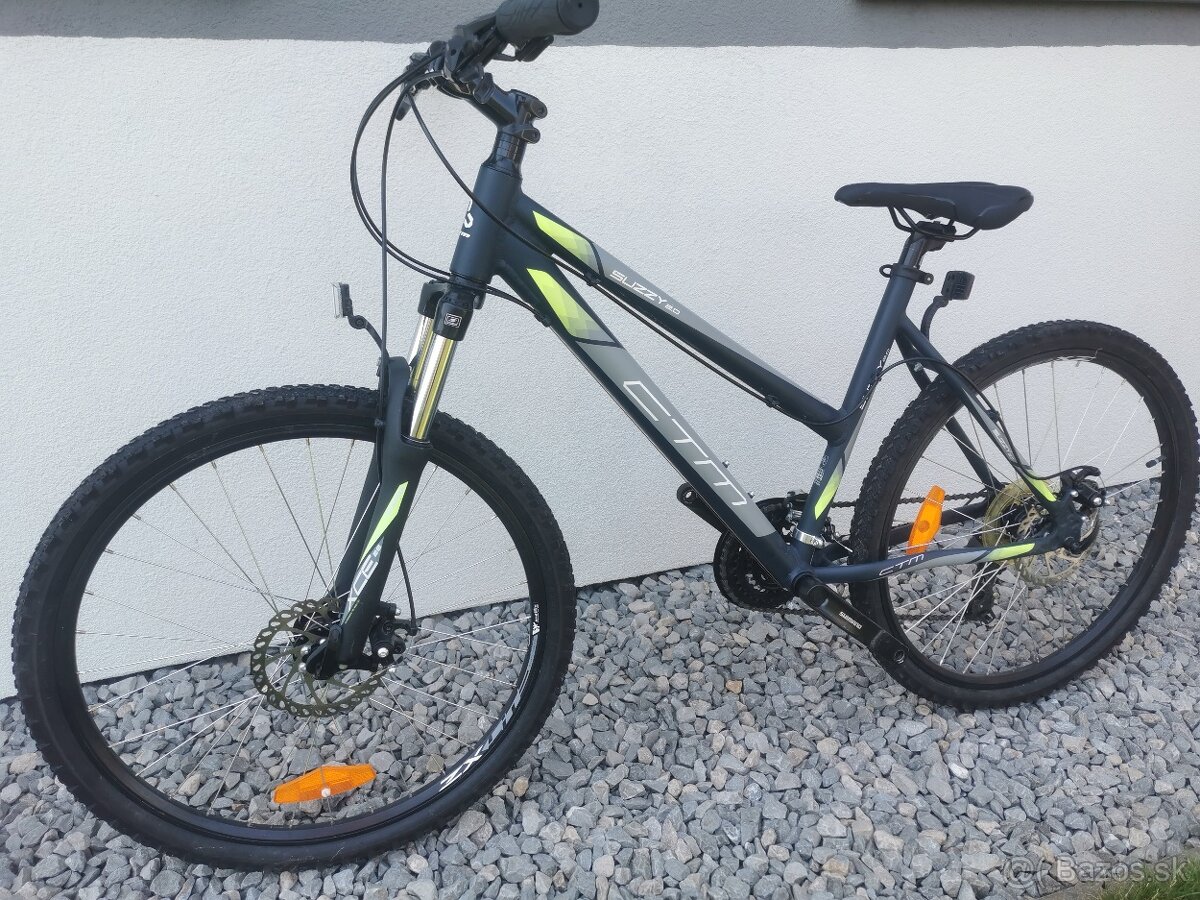 CTM Suzzy 2.0 krasny damsky (dievcensky) 26" bicykel