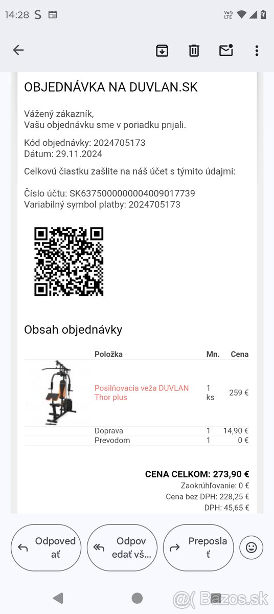Veza na cvičenie
