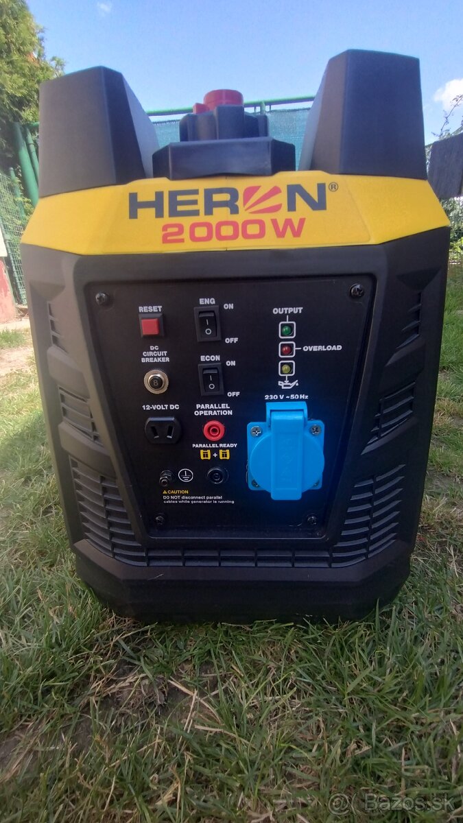 Elektrocentrála HERON digitálna invertorová 3,3HP/2kW