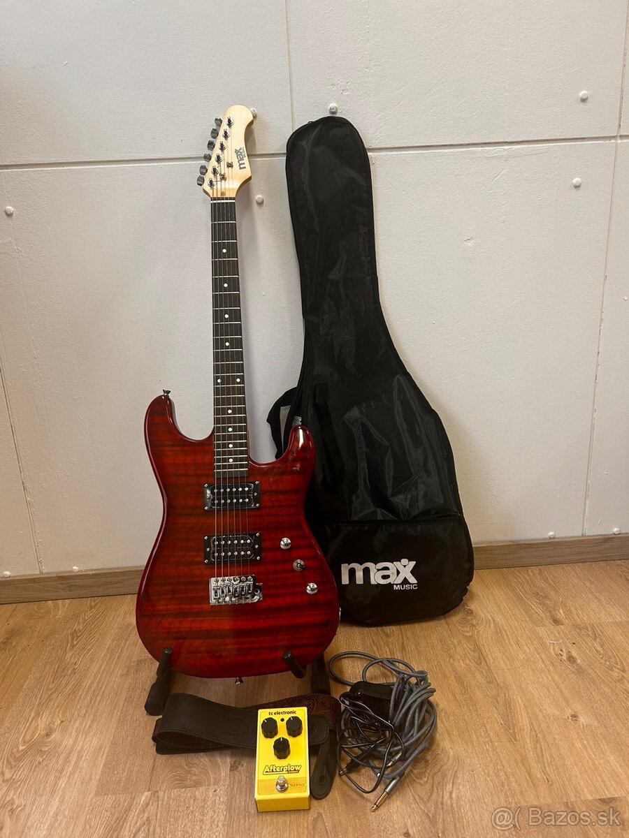 Súprava Elektrickej Gitary Max Music GigKit PG