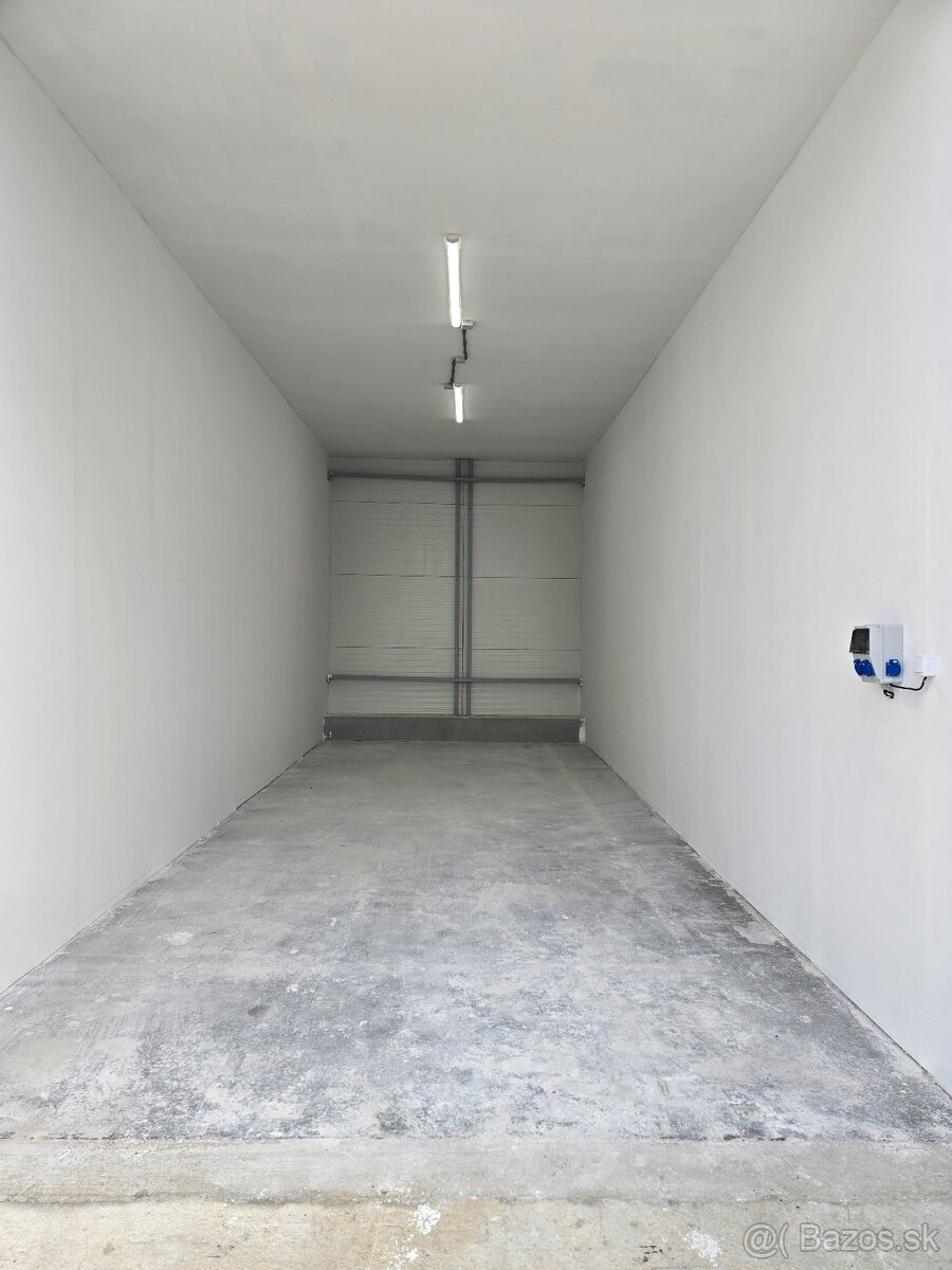 veľká garáž na prenájom 3,5x9m