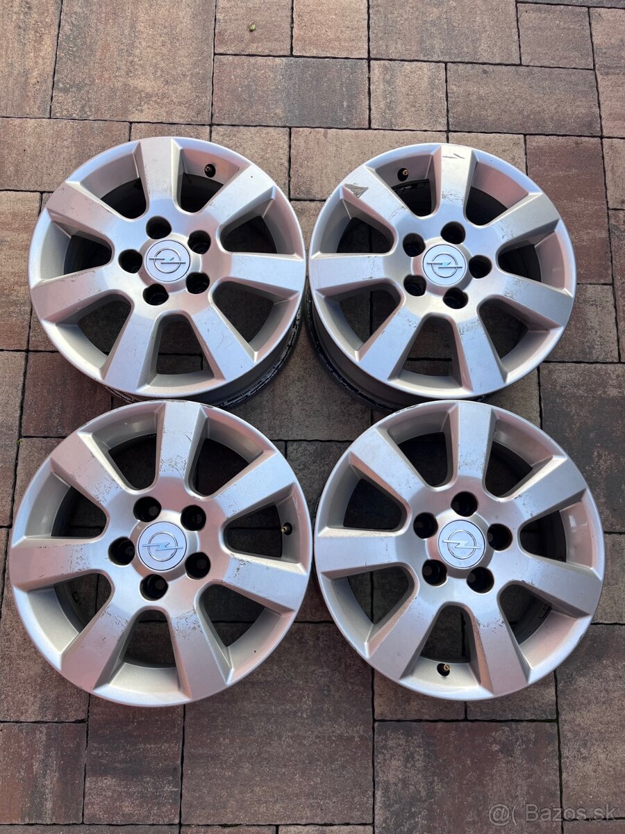 Orig. Hliníkové disky Opel R15 5x110