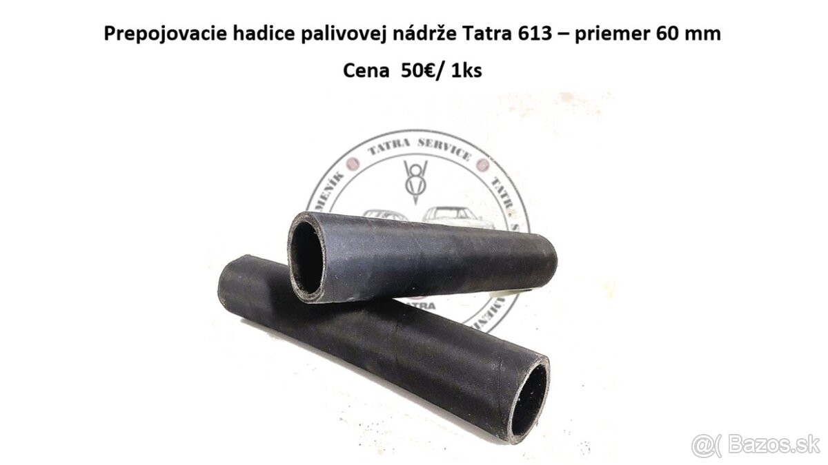 Tatra 613 hadice palivových nádrží 60 mm