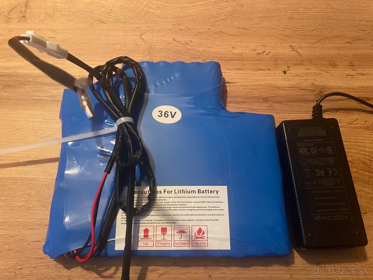 Predám Lithiovu batériu 36v