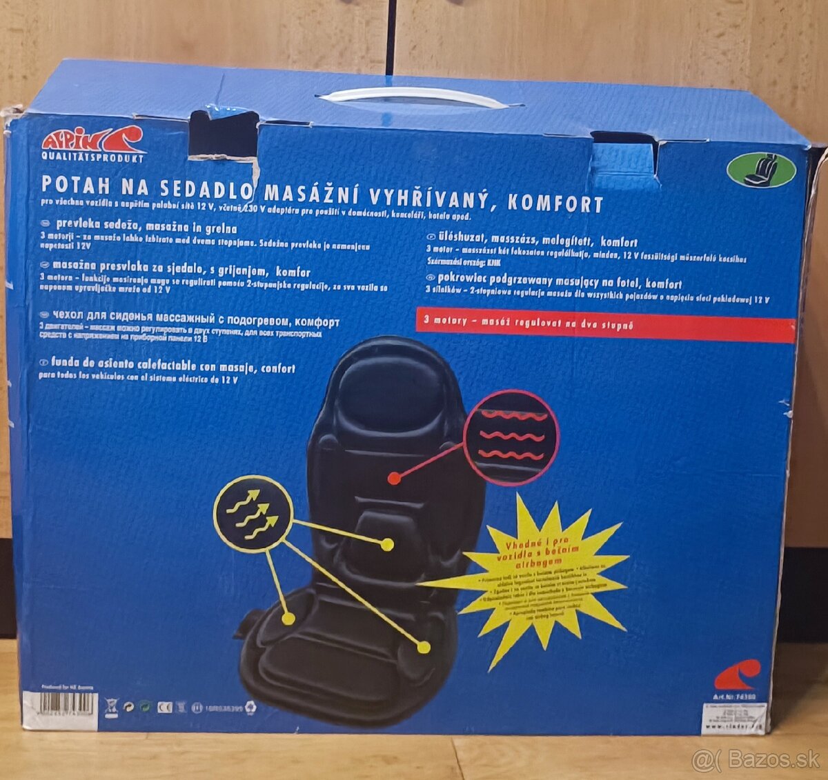 Vyhrievaná podložka do auta