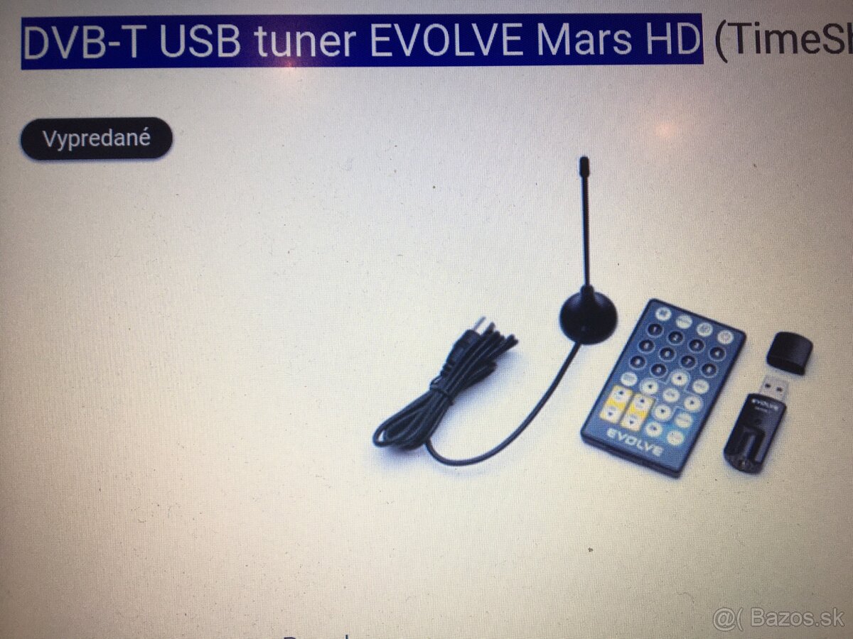 DVB-T USB tuner EVOLVE MARS HD