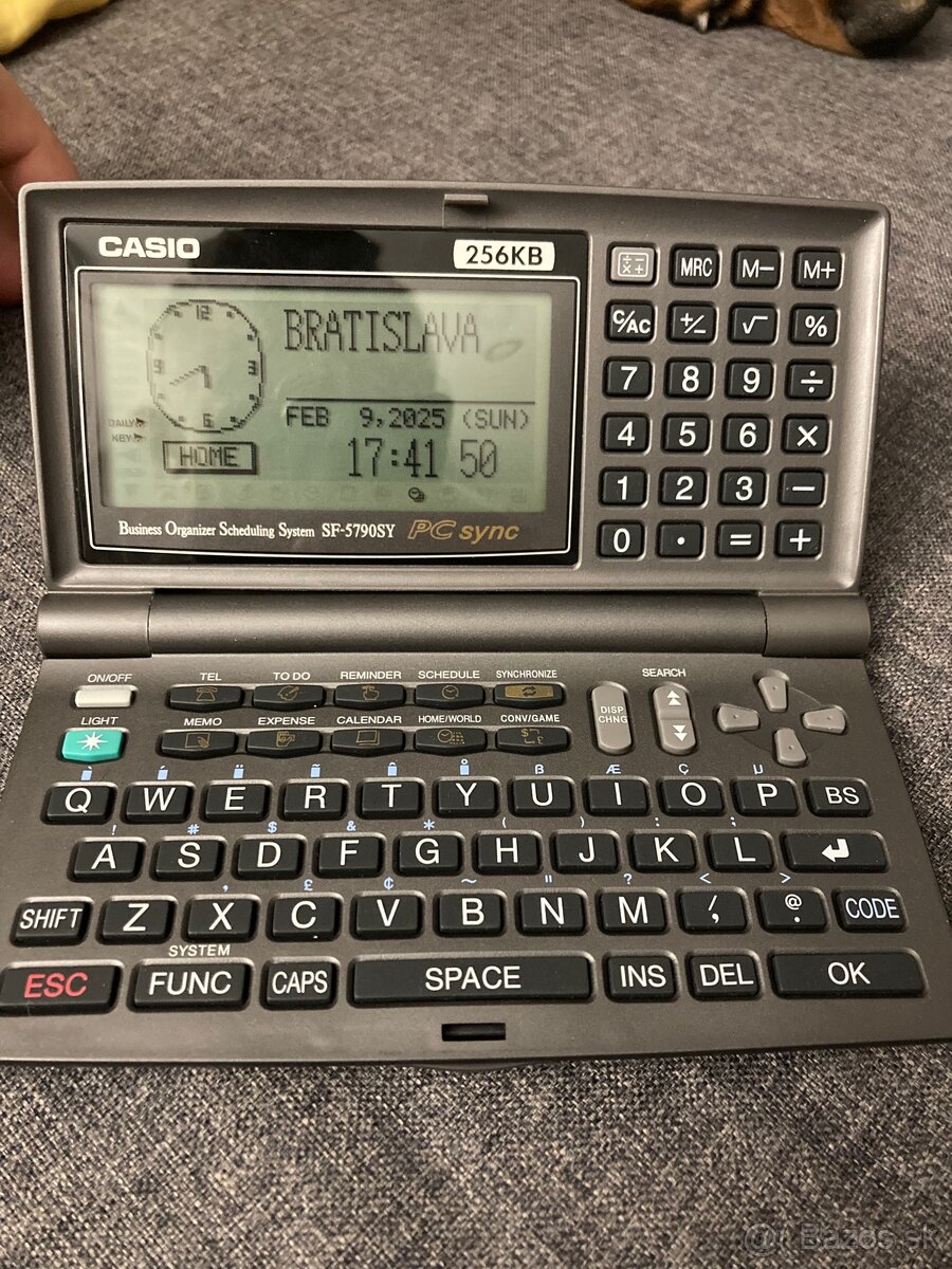 Business organiser CASIO SF-5790SY 256kb