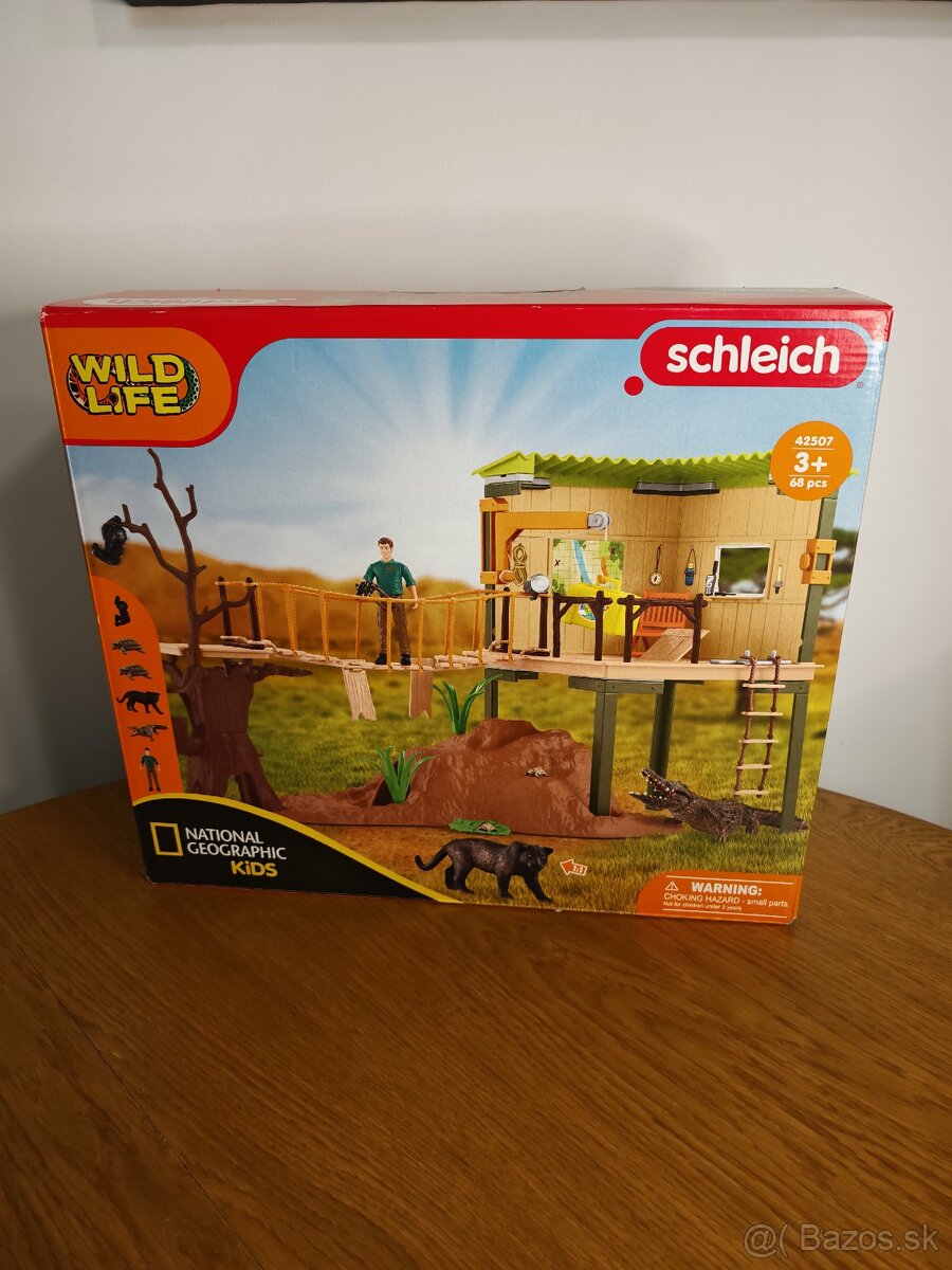 Schleich nový set 42507 Dobrodružná stanica v džungli