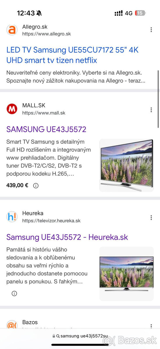 Samsung UE43J5572