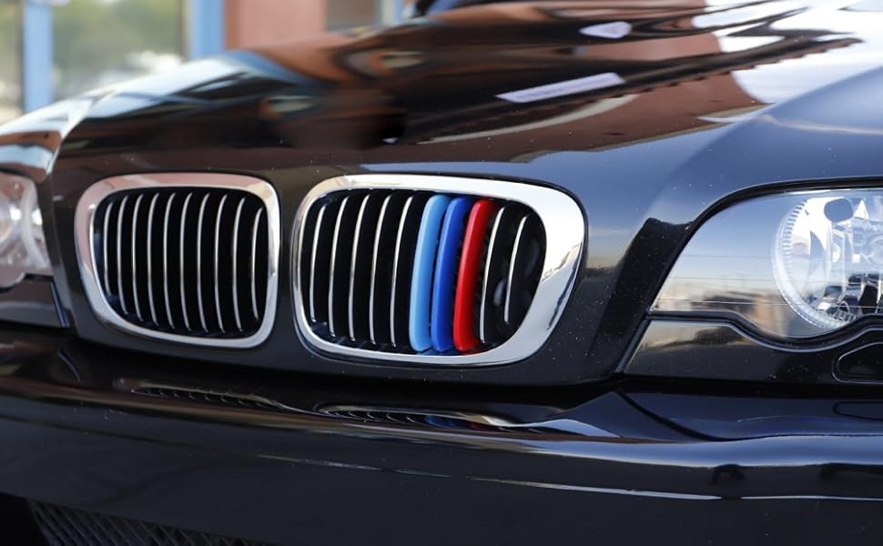 M Tricolor pásiky na mriežku BMW