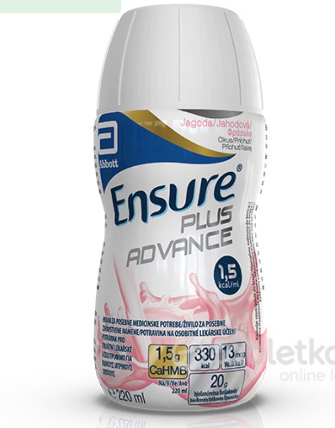 Nutridrinky Ensure Plus Advance 220ml/20g bielkovin