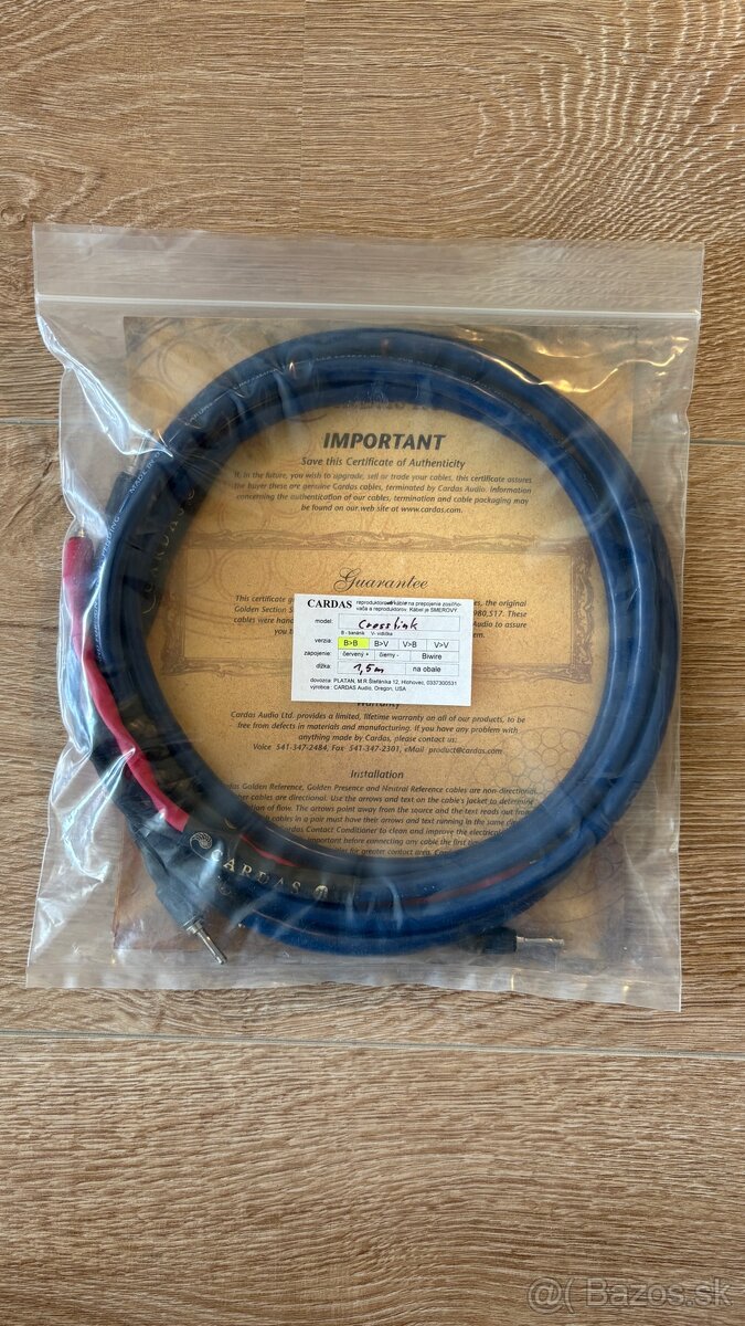 Reprokáble Cardas Crosslink 1s