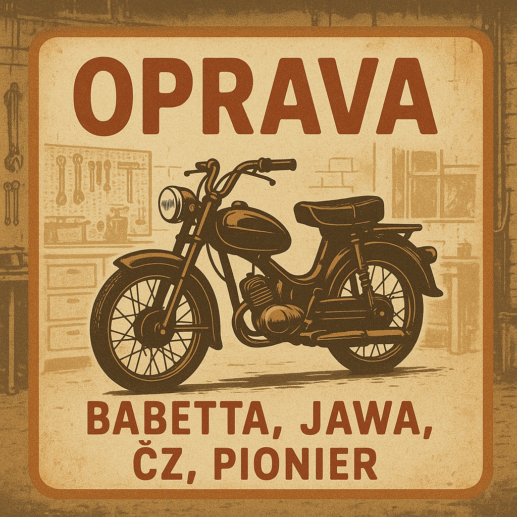 Oprava Babetty, Jawa, ČZ, Pionier