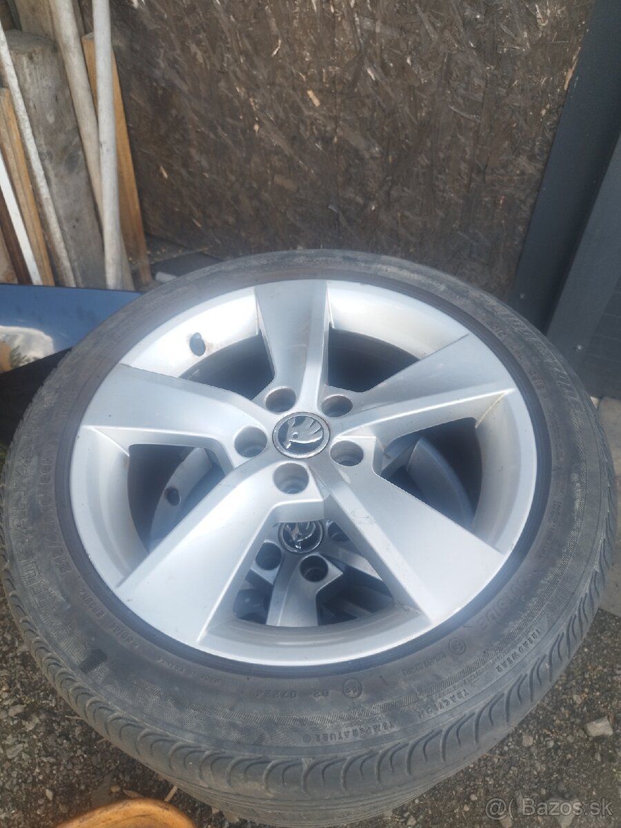 Hliníkové disky 5x100 R16 Škoda