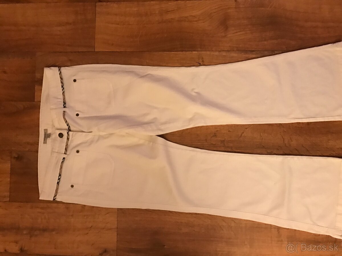 BURBERRY originál luxusne damske nohavice 38/40