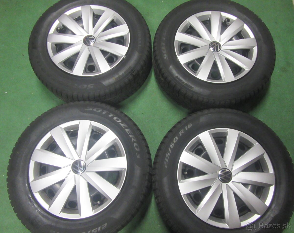 R16 zimná sada VW PASSAT rozteč 5x112 215/60R16 Pirelli