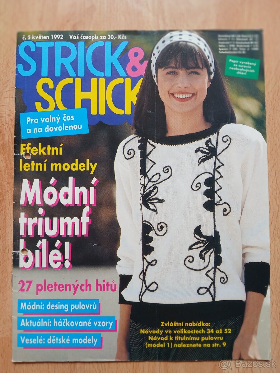 Časopisy s návodmi na pletenie.
