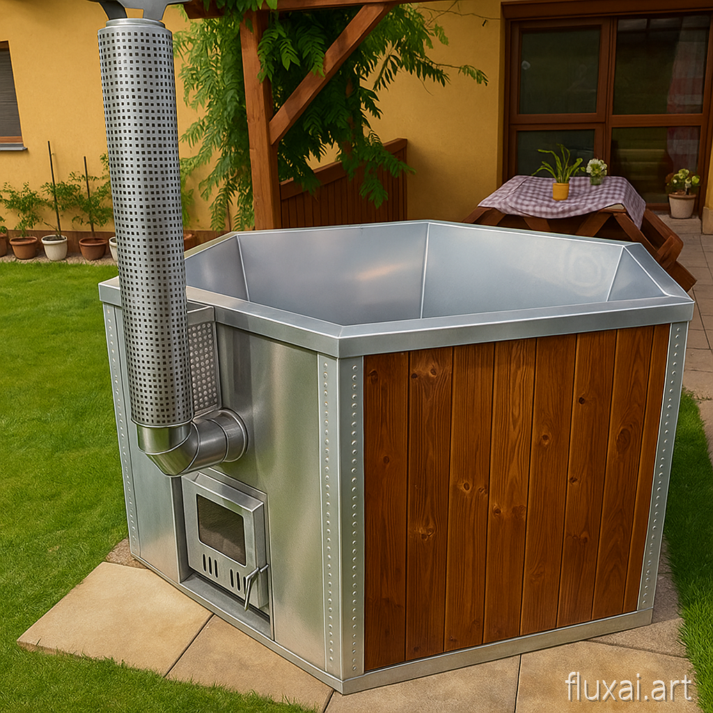 Nerezový kúpací sud