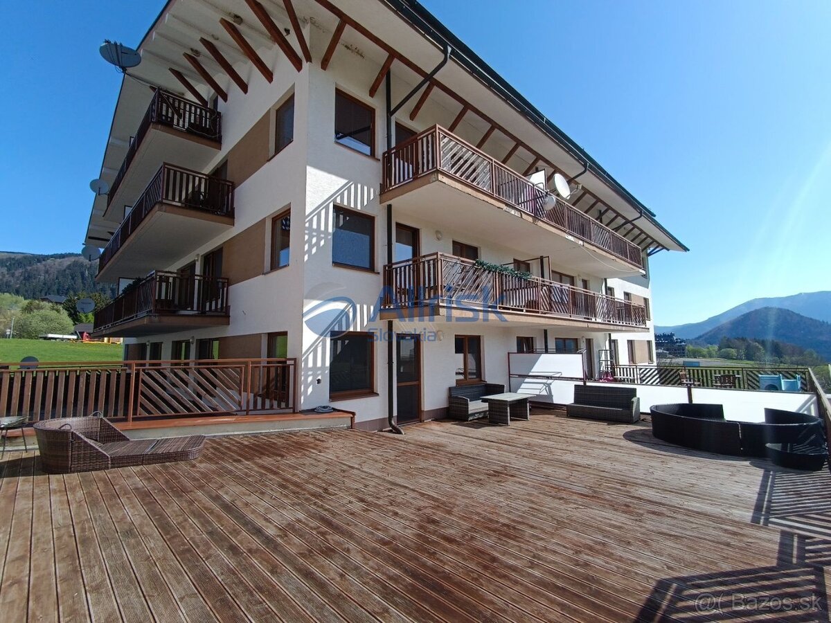 Krásny 3.izbový apartmán na Donovaloch na prenájom - dlhodob