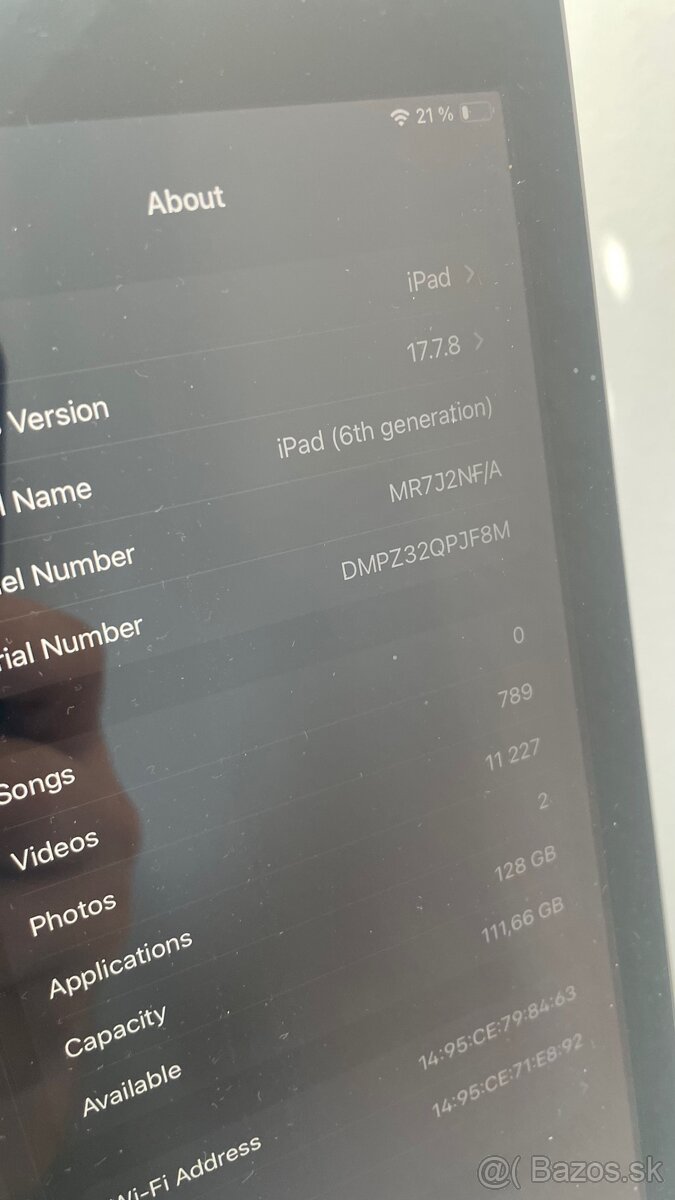 Ipad 6th generation 32GB wifi + cellular