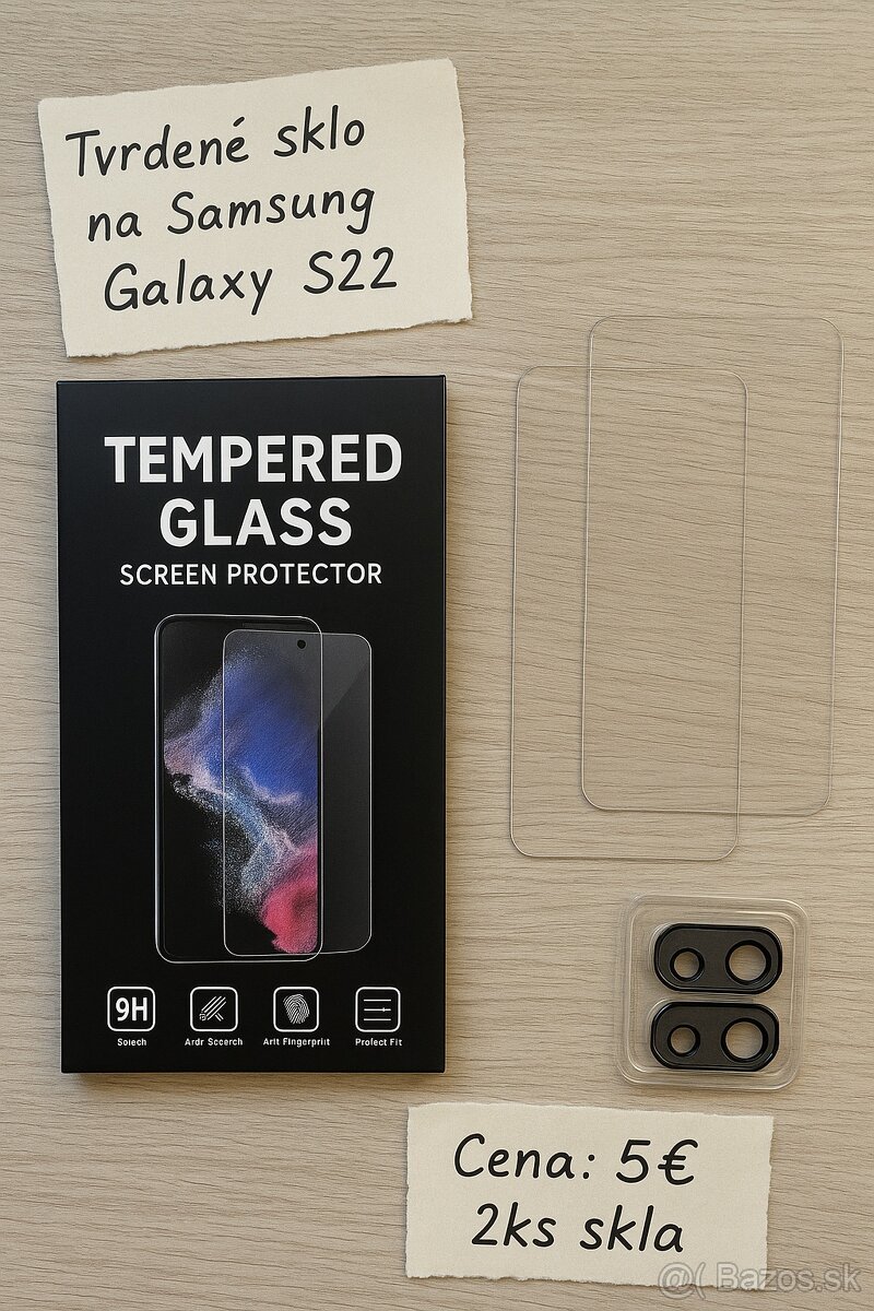 Tvrdené sklá Samsung Galaxy S22