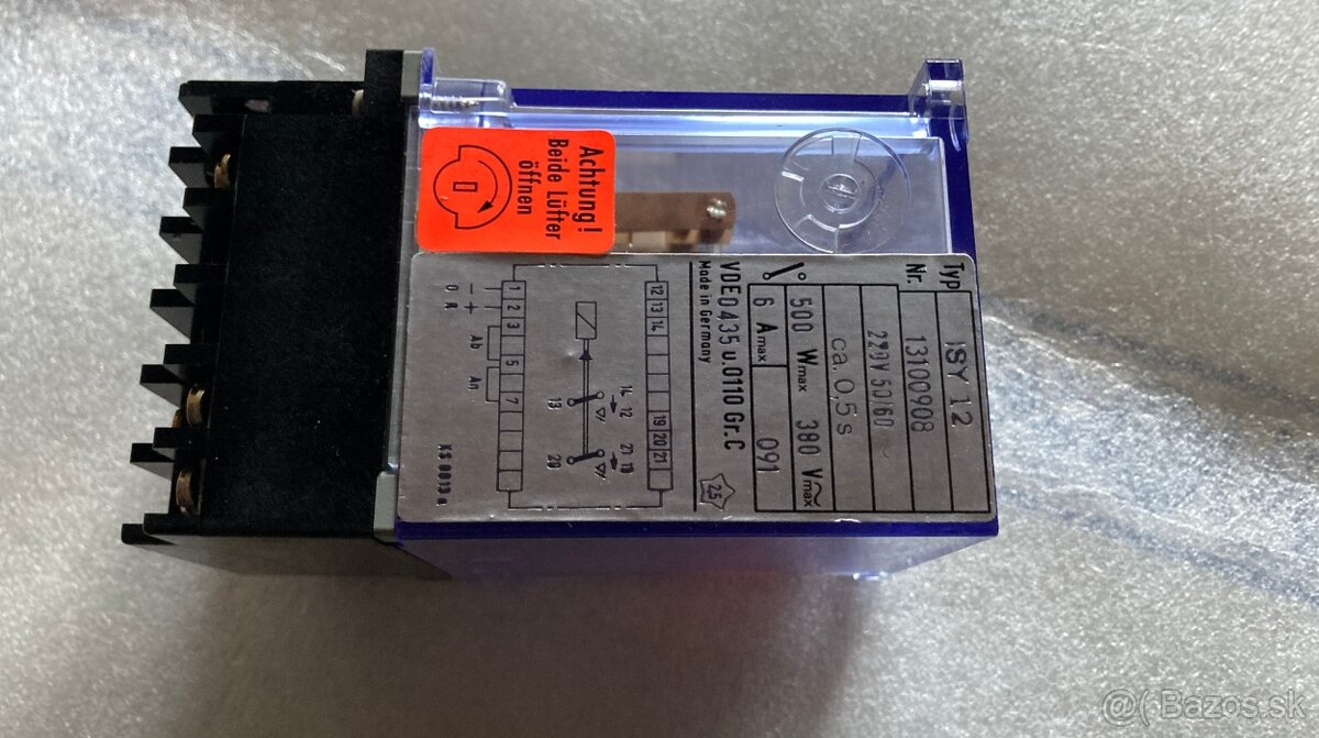 STYKAČE ,ČAS.RELÉ