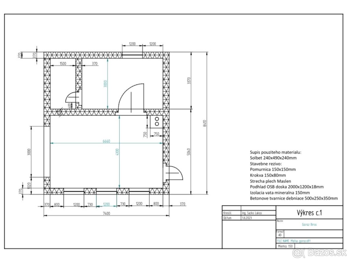 Projekt k drobnej stavbe
