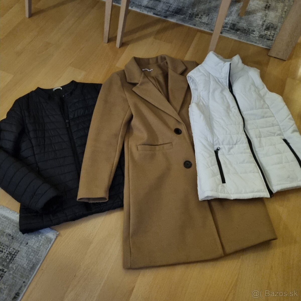 Set kabát, bunda, vesta