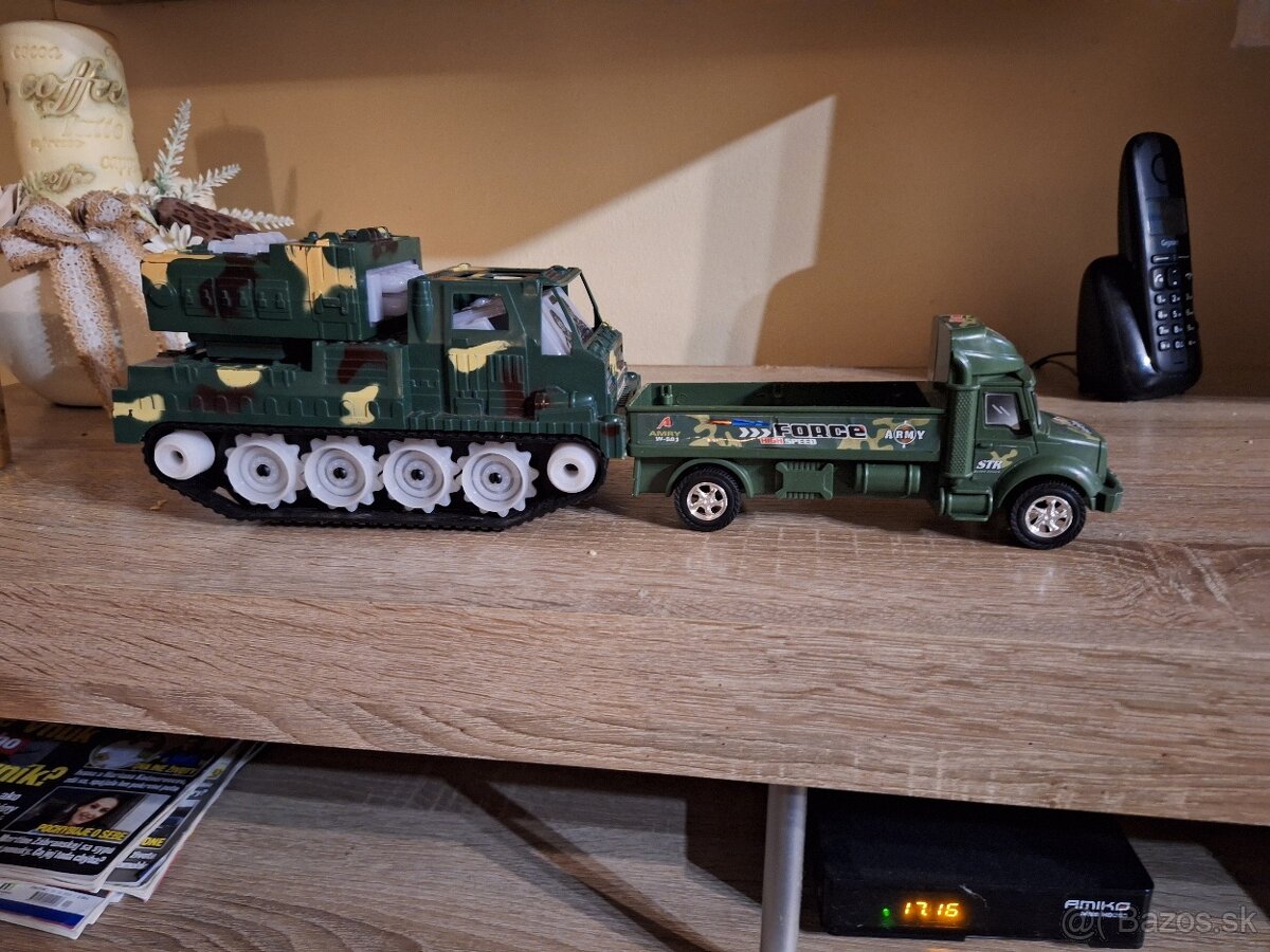 Autíčka- tank + auto