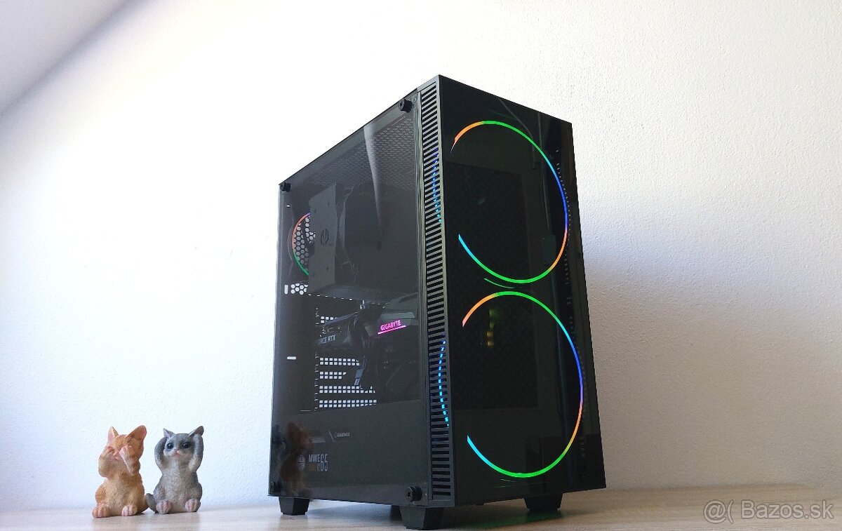 Herný pc 8jadro Ryzen 7 5800X 3,80ghz/NVME/RTX3060TI 8GB