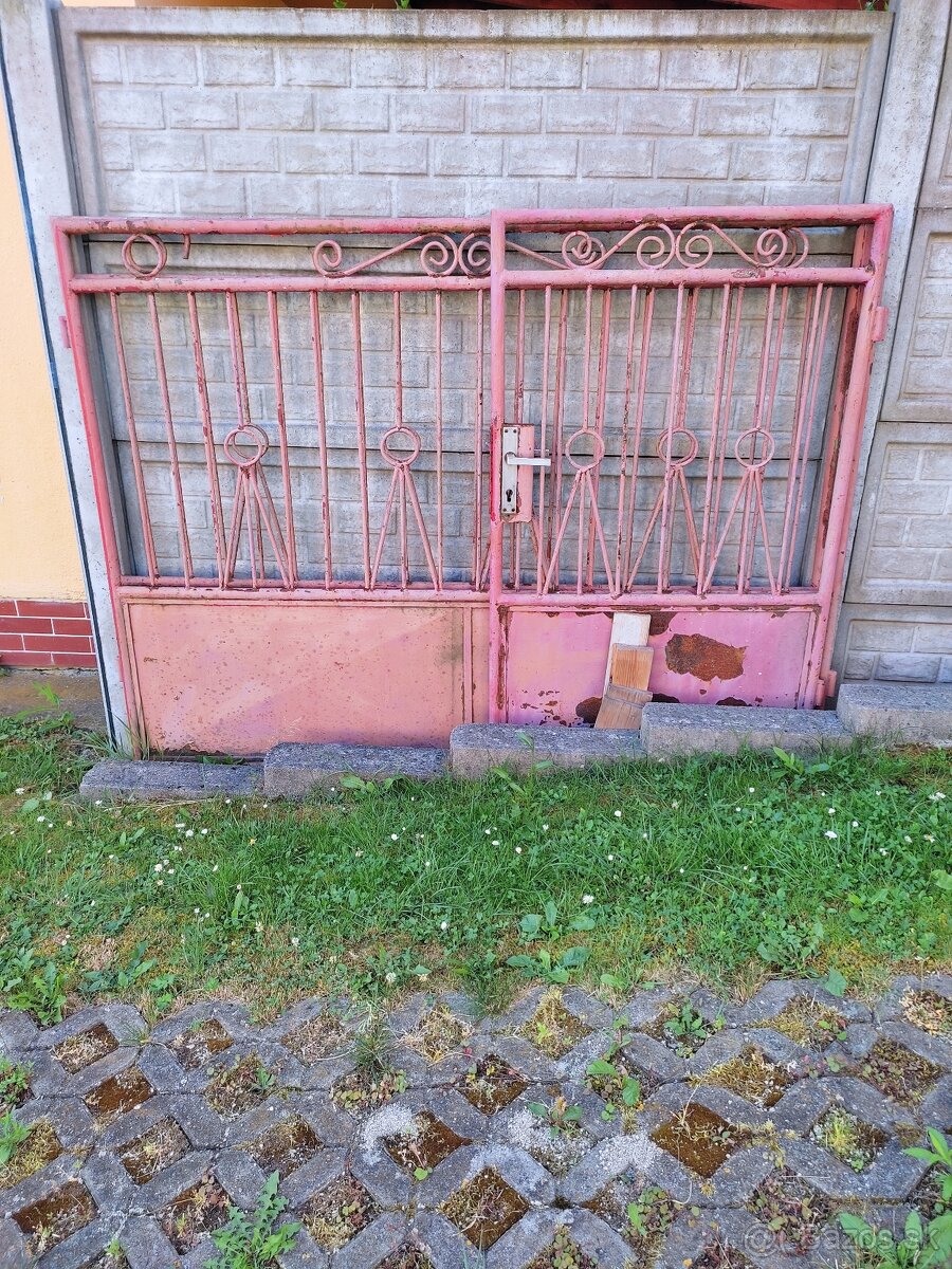Predám vchodovú bránu a bráničku.