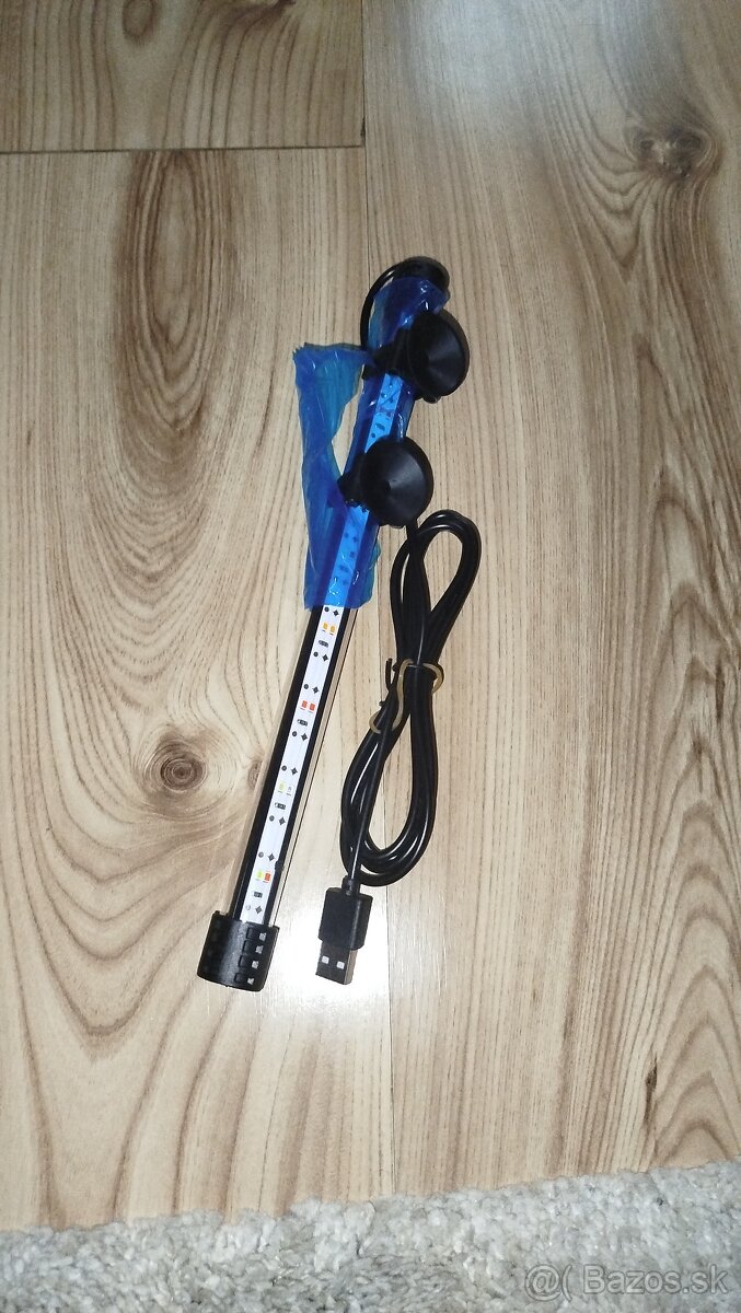 LED svetlo do akvária 27 cm – nové, USB napájanie