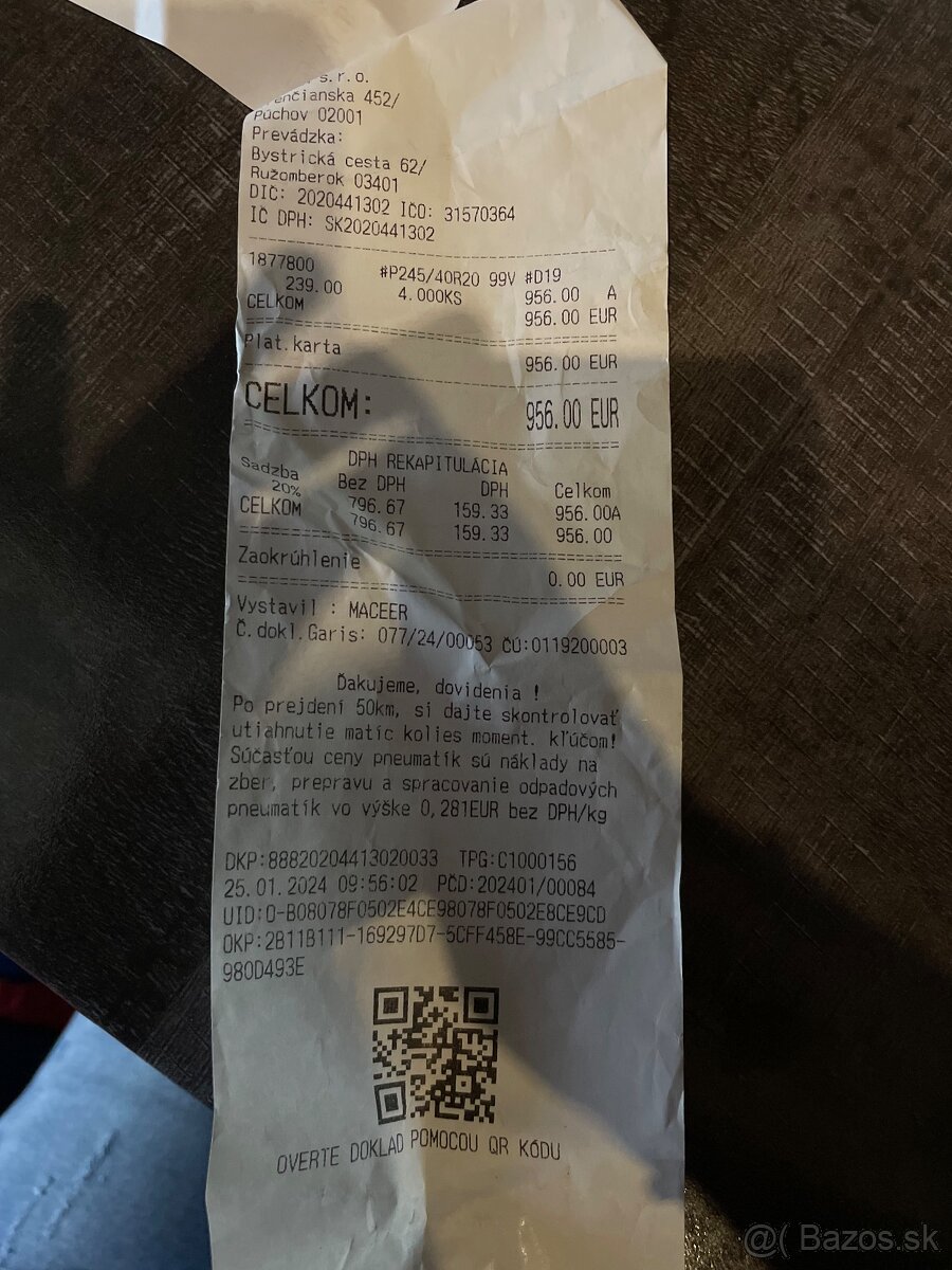 Zimné pneumatiky Pirelli P245/40 R20 99V