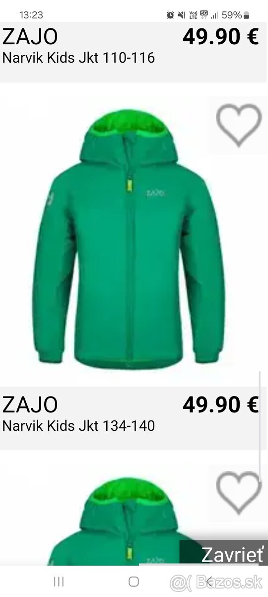Detska zimna bunda