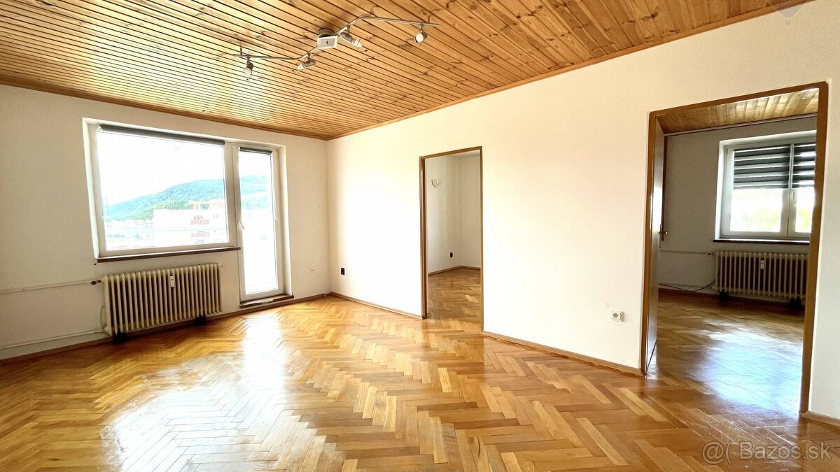Na predaj: 3-izbový byt s krásnym výhľadom a príjemným okolí