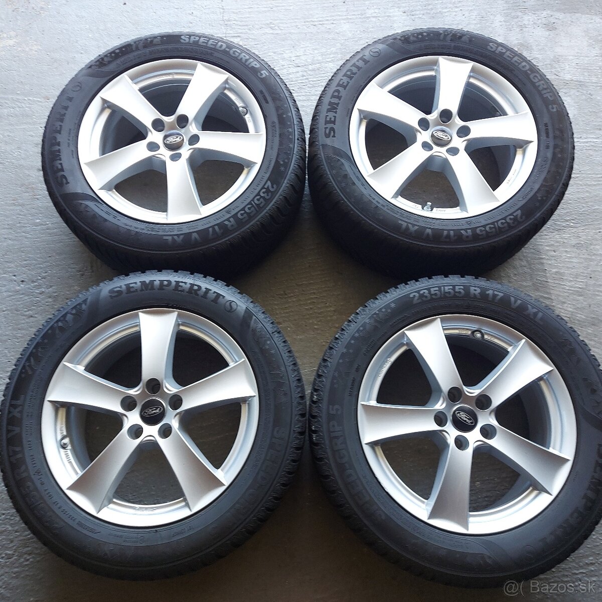 Zimná sada elektrónov na Ford Galaxy S-Max R17 5x108