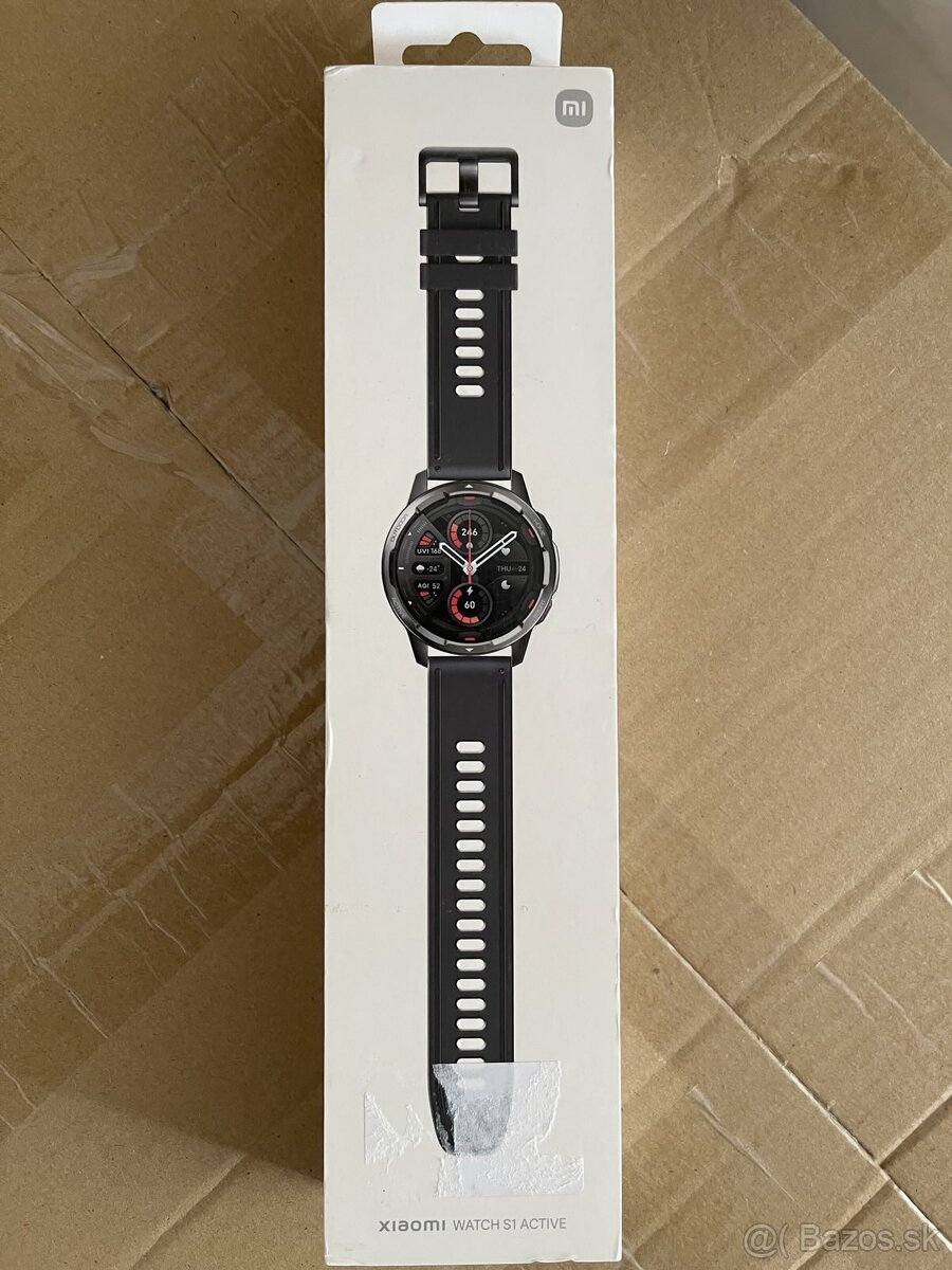 ✅ Xiaomi Watch S1 Active – pekný stav, krabica + nabíjačka