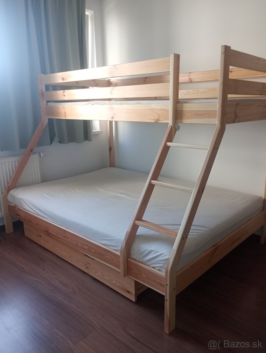 Poschodová detská posteľ Derek
